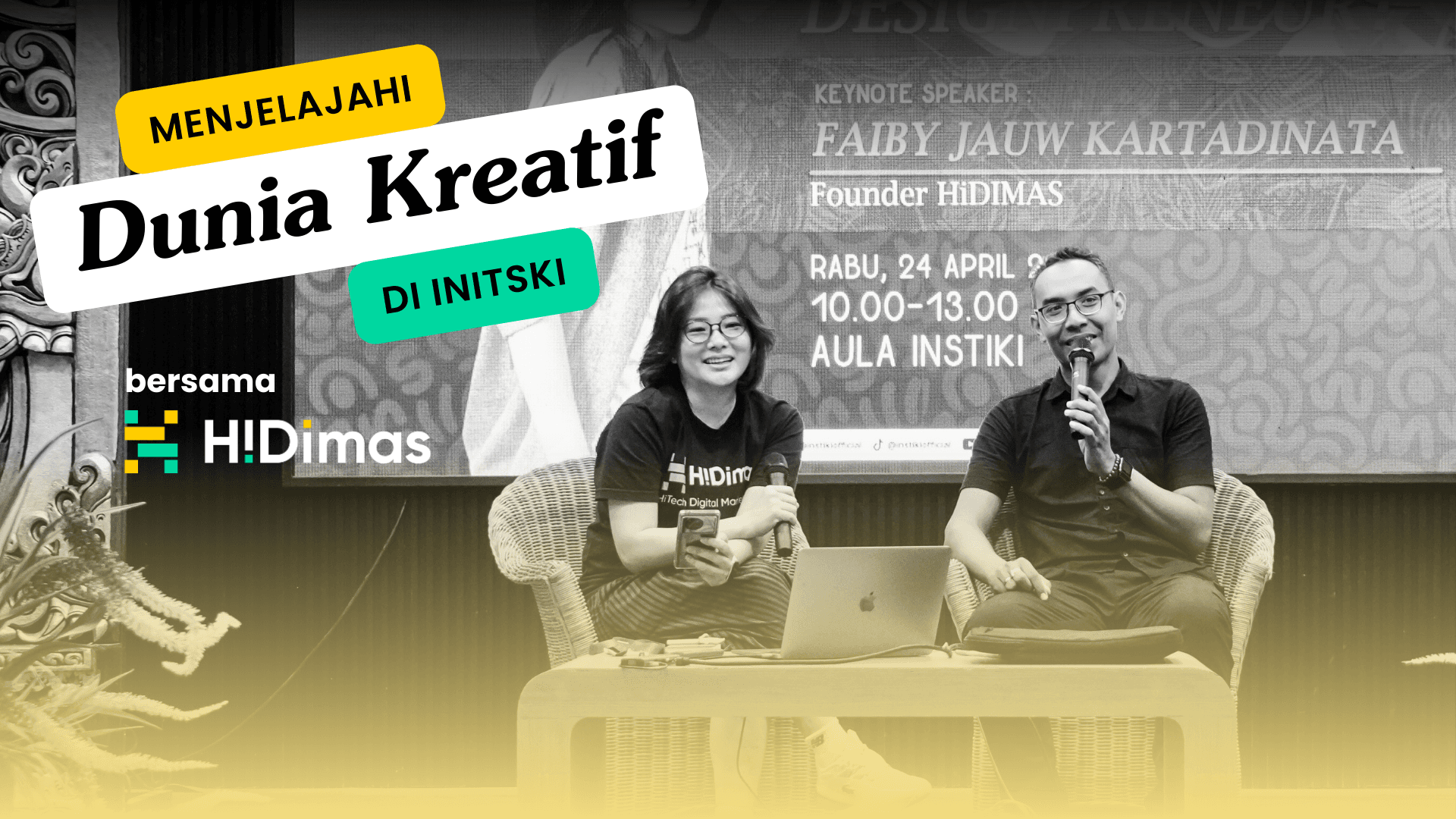 Menjelajahi Dunia Kreatif di INSTIKI Bersama HiDimas