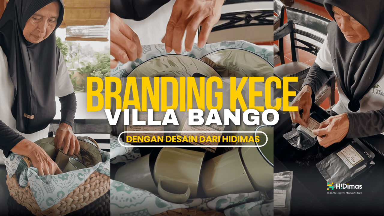 Branding Kece Villa Bango dengan Desain dari HiDimas